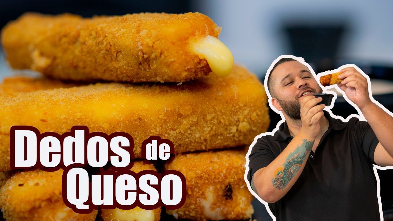 Receta de Deditos de queso mozzarella empanizados