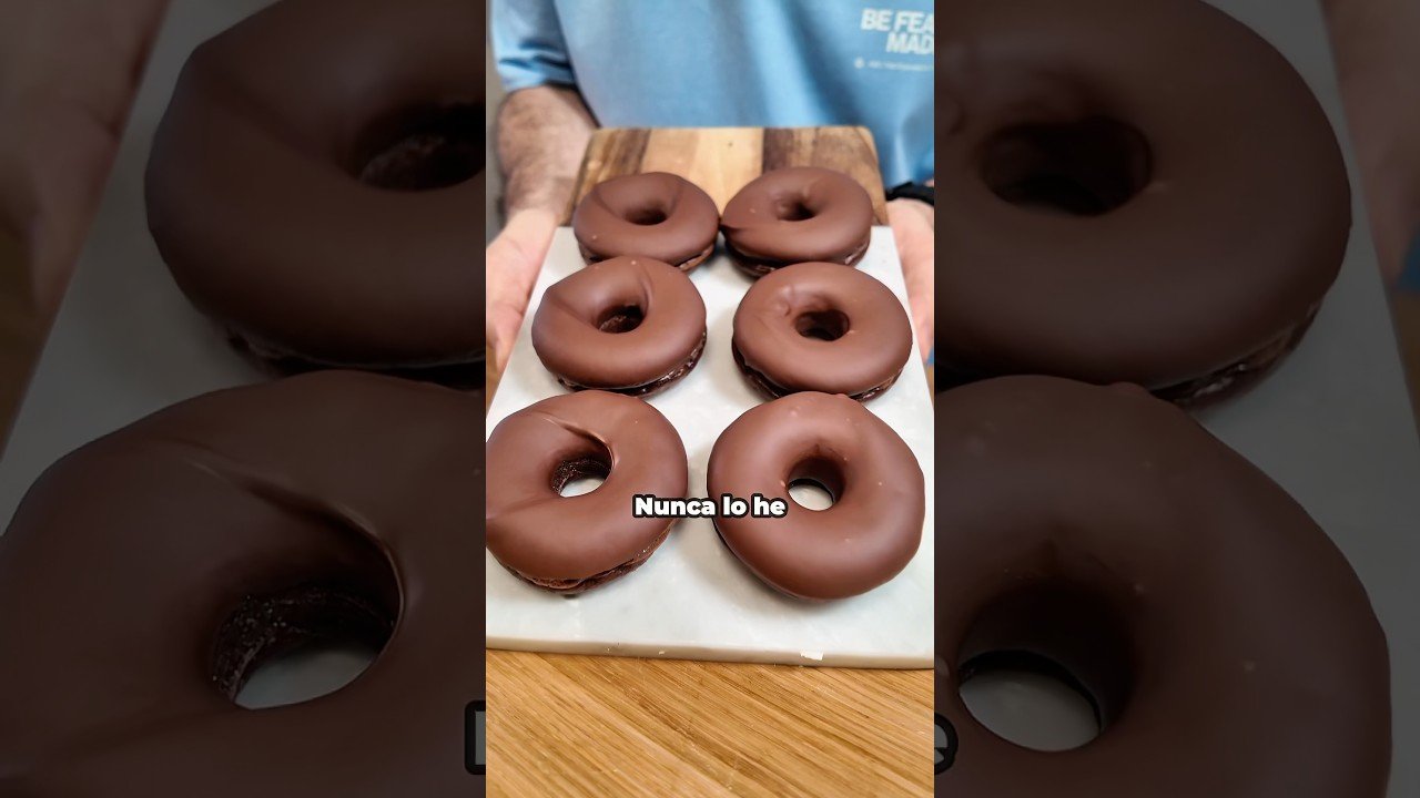 Receta de Donas de chocolate caseras fáciles