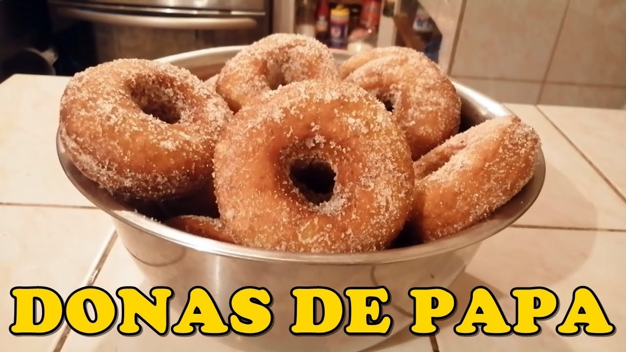 Receta de Donas de papa