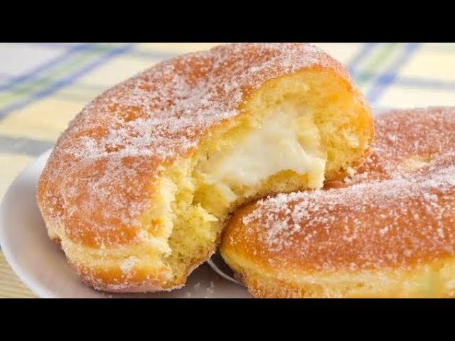 Receta de Donas rellenas fáciles