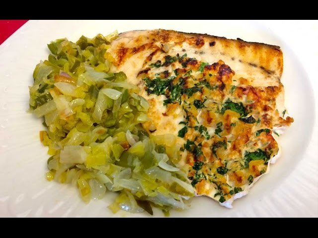 Receta de Emperador con verduras