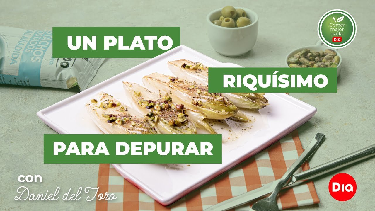 Receta de Endibias a la plancha con vinagreta de hierbas