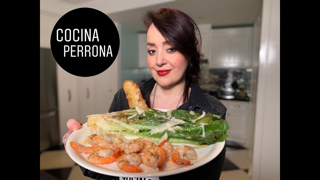 Receta de Ensalada César de camarones