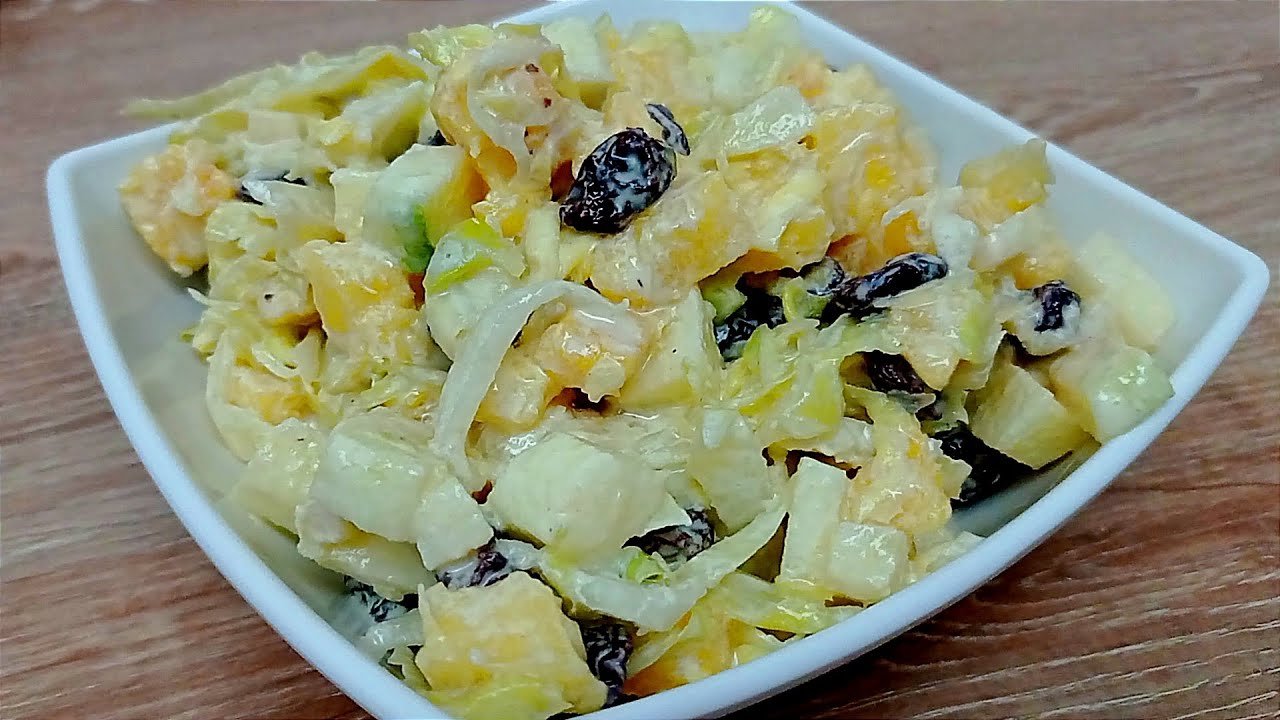 Receta de Ensalada agridulce con manzana