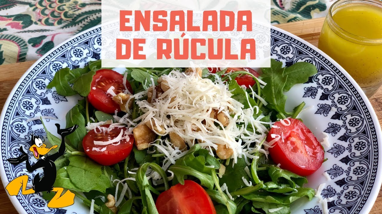 Receta de Ensalada de Rúcula y Queso parmesano
