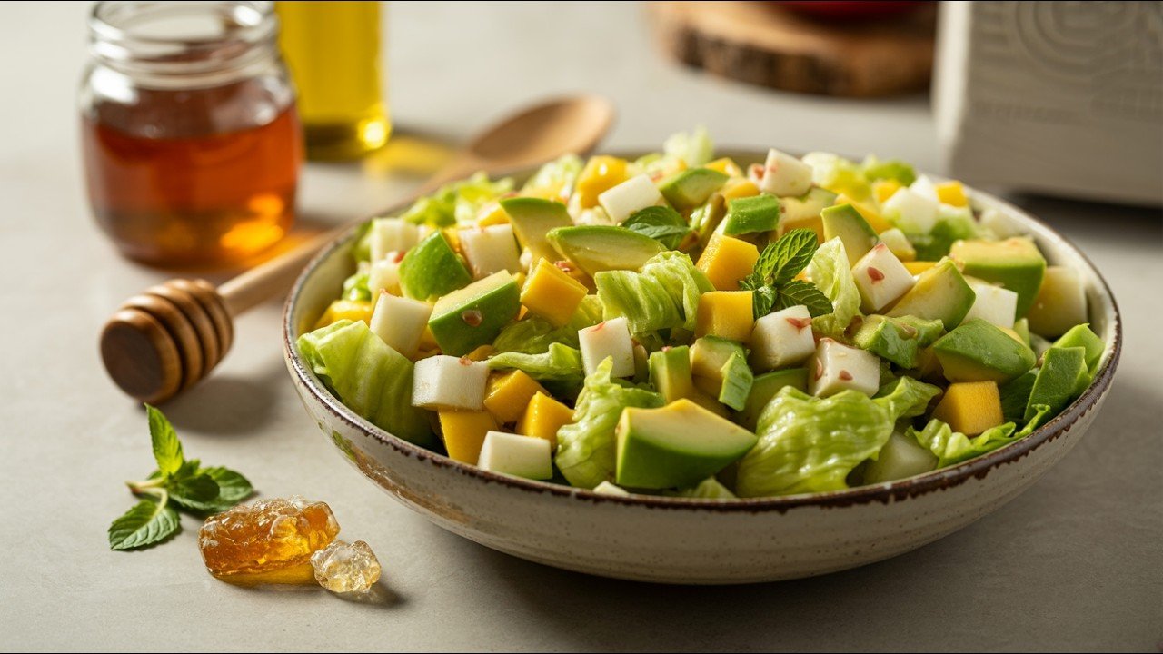 Receta de Ensalada de aguacate y mango