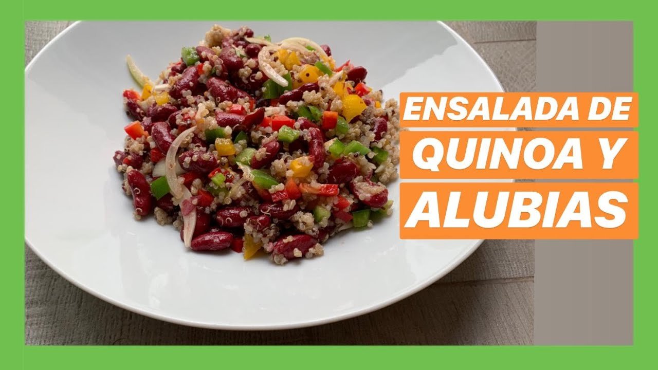 Receta de Ensalada de alubias rojas con quinoa