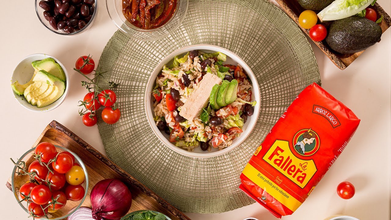 Receta de Ensalada de arroz atún y palta