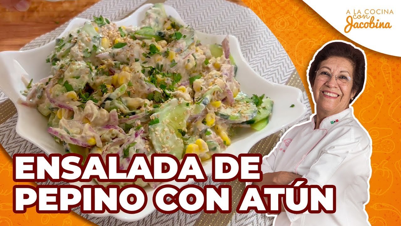 Receta de Ensalada de atún con pepino