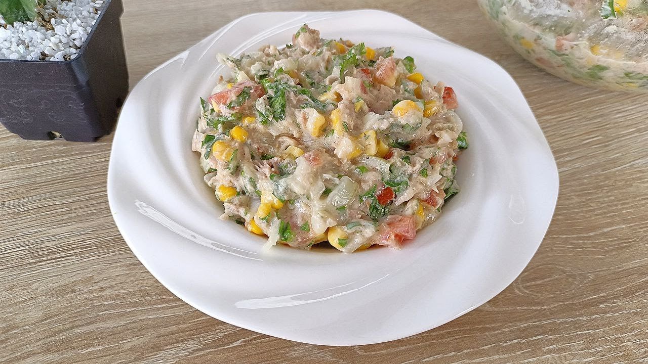 Receta de Ensalada de atún fresco con mayonesa
