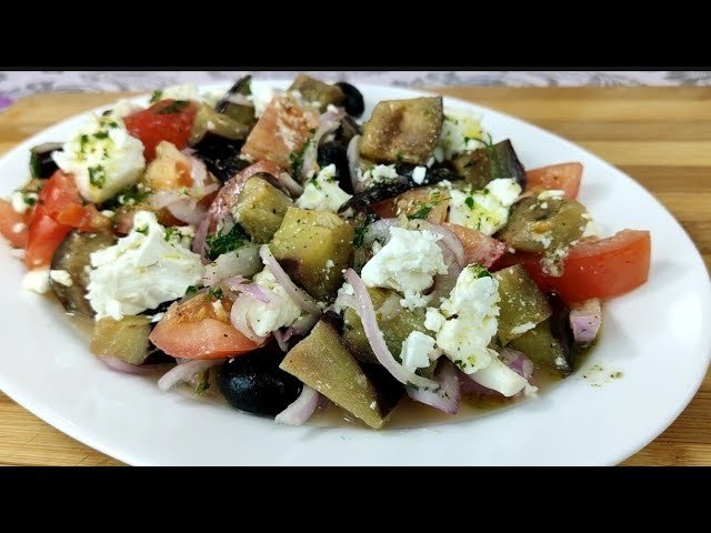 Receta de Ensalada de berenjenas griega