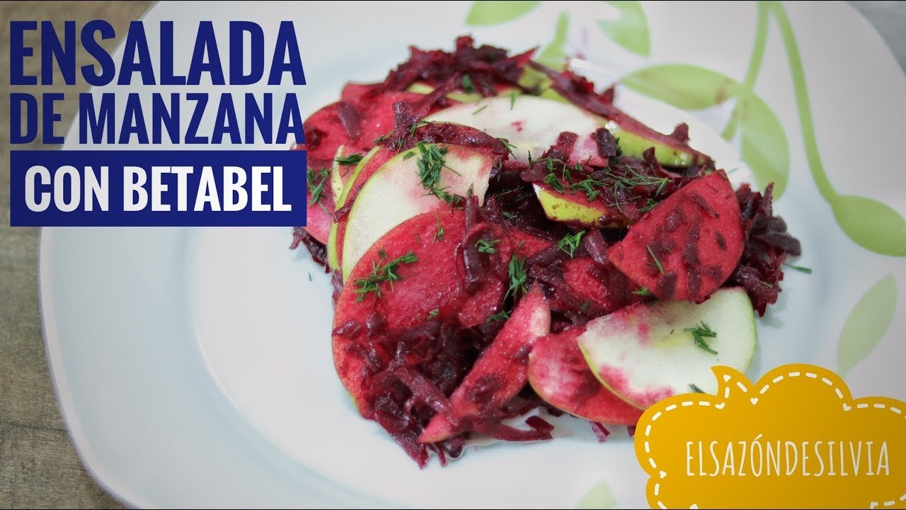 Receta de Ensalada de betabel y manzana