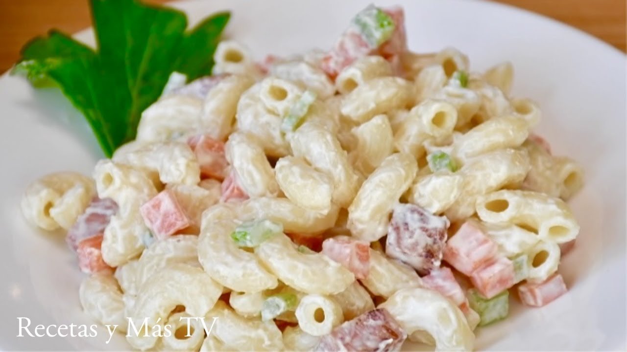 Receta de Ensalada de coditos con queso