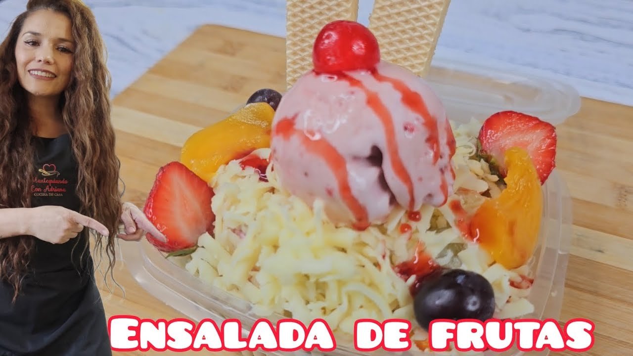 Receta de Ensalada de frutas colombiana