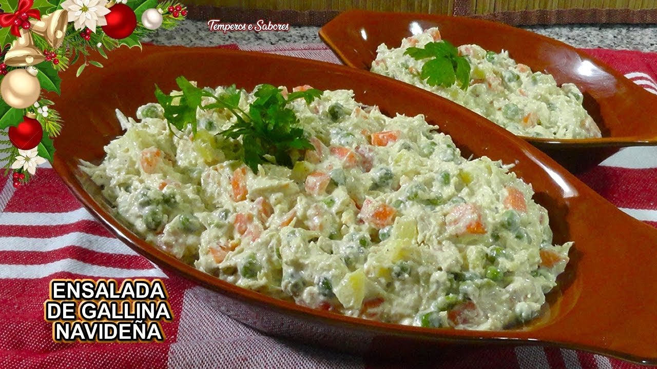 Receta de Ensalada de gallina venezolana