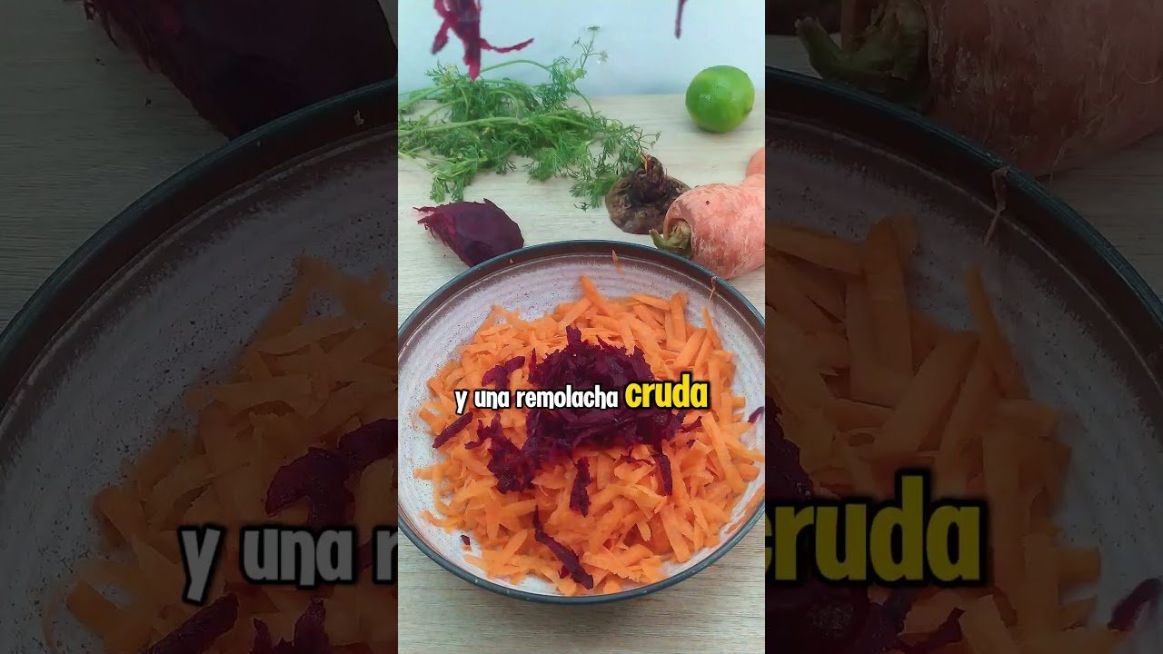 Receta de Ensalada de lechuga zanahoria y betabel