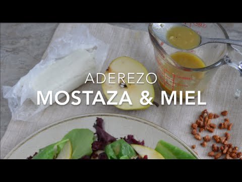 Receta de Ensalada de lechugas con aderezo de mostaza dulce
