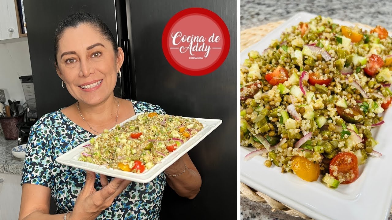 Receta de Ensalada de lentejas y quinoa