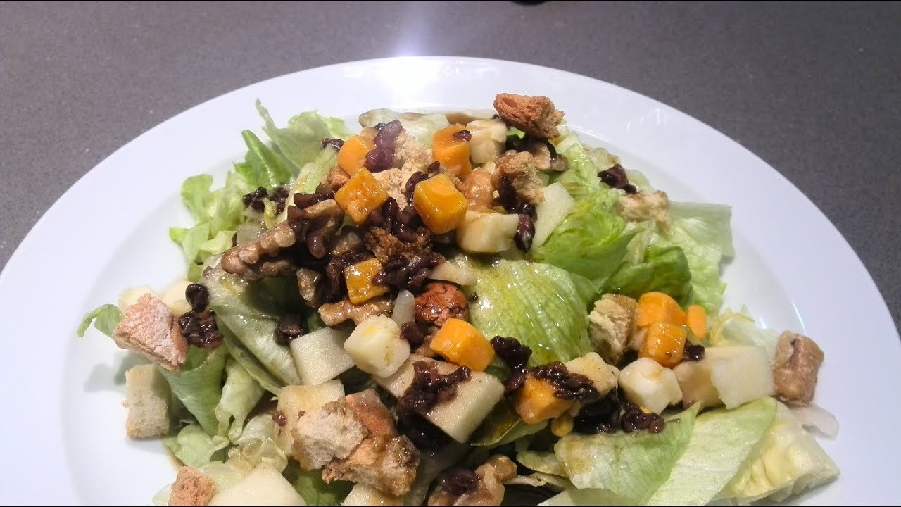 Receta de Ensalada de manzana queso y nueces