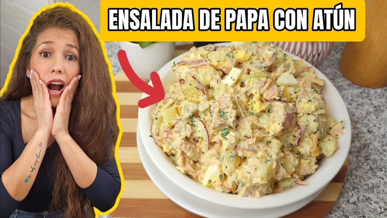 Receta de Ensalada de papa con atún