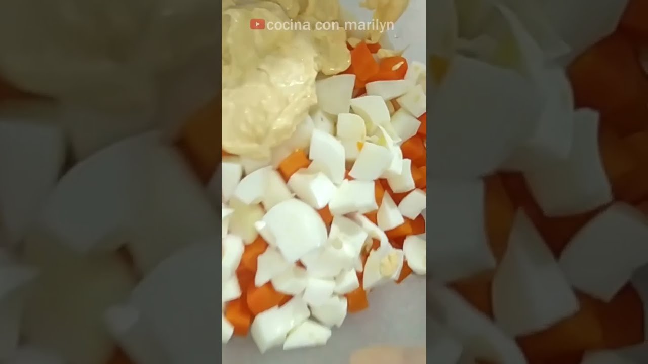 Receta de Ensalada de papa y zanahoria