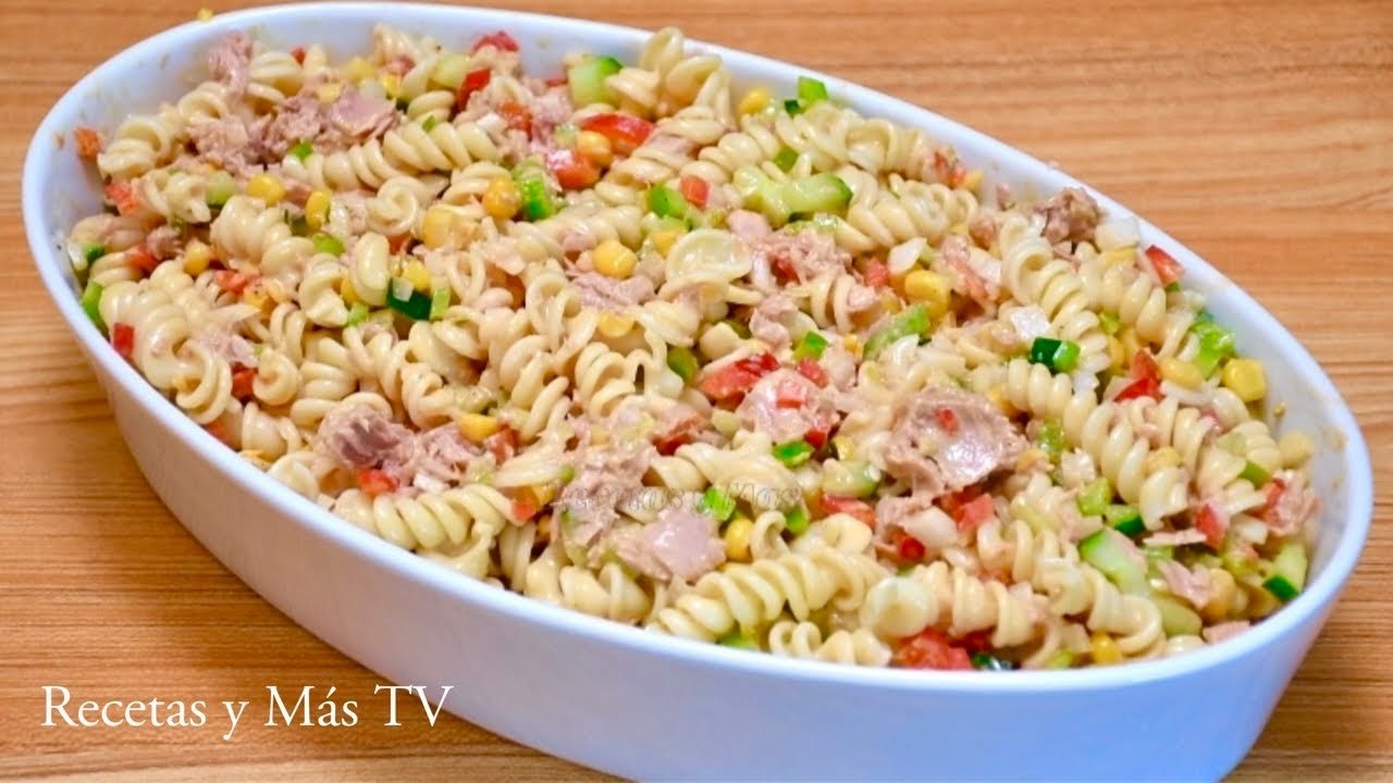 Receta de Ensalada de pasta fría con atún