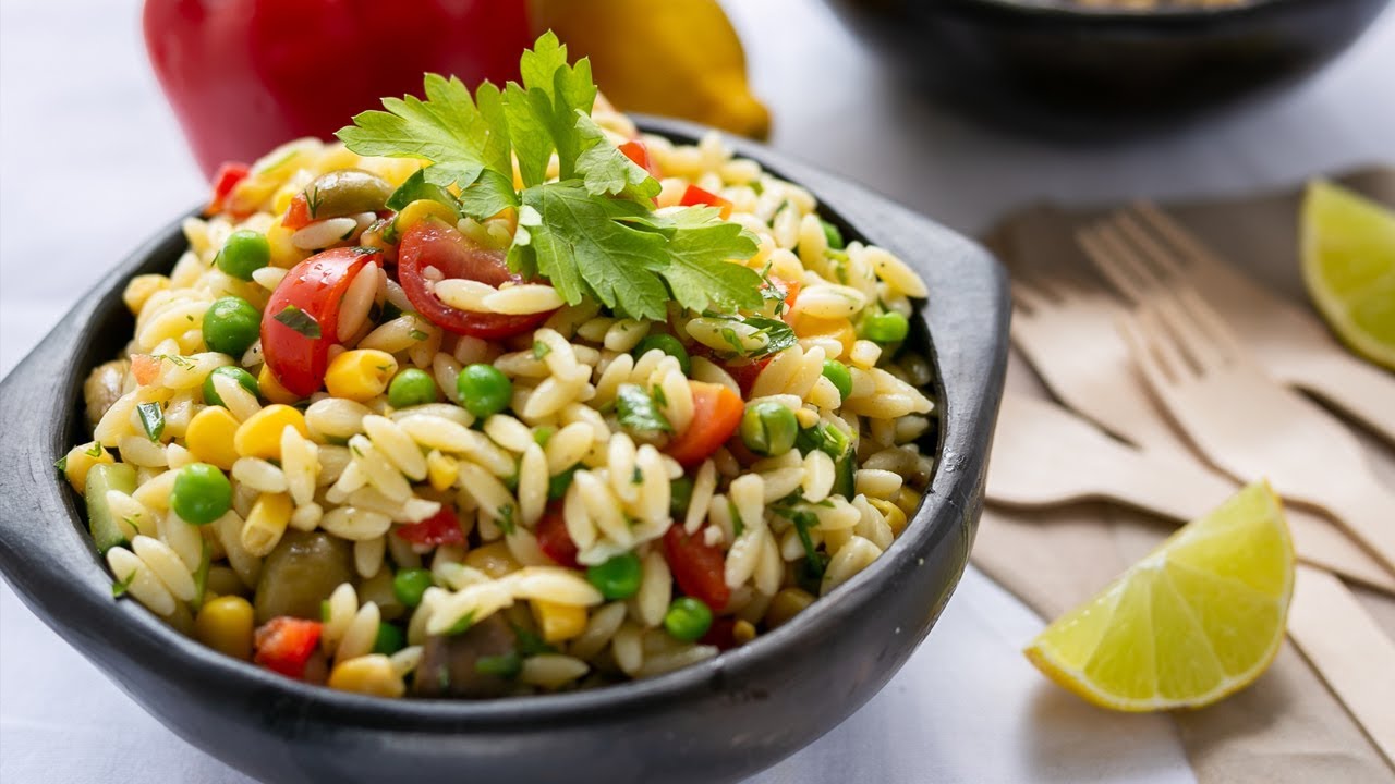 Receta de Ensalada de pasta orzo