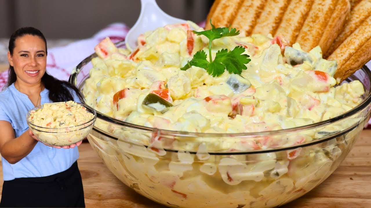Receta de Ensalada de patata y huevo cocido