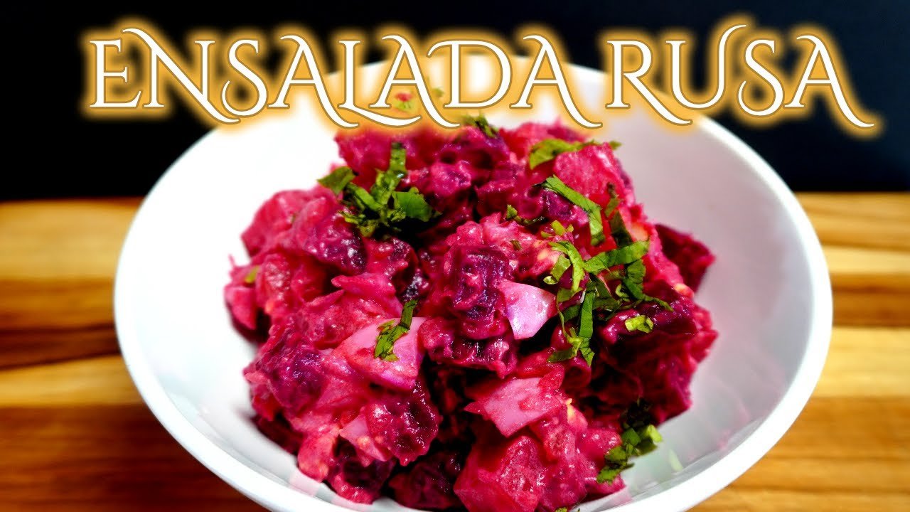 Receta de Ensalada de patata y remolacha