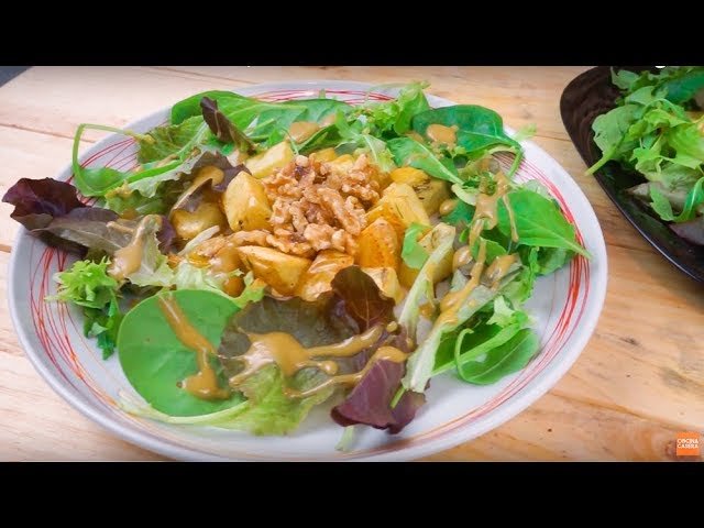 Receta de Ensalada de patatas con vinagreta de mostaza