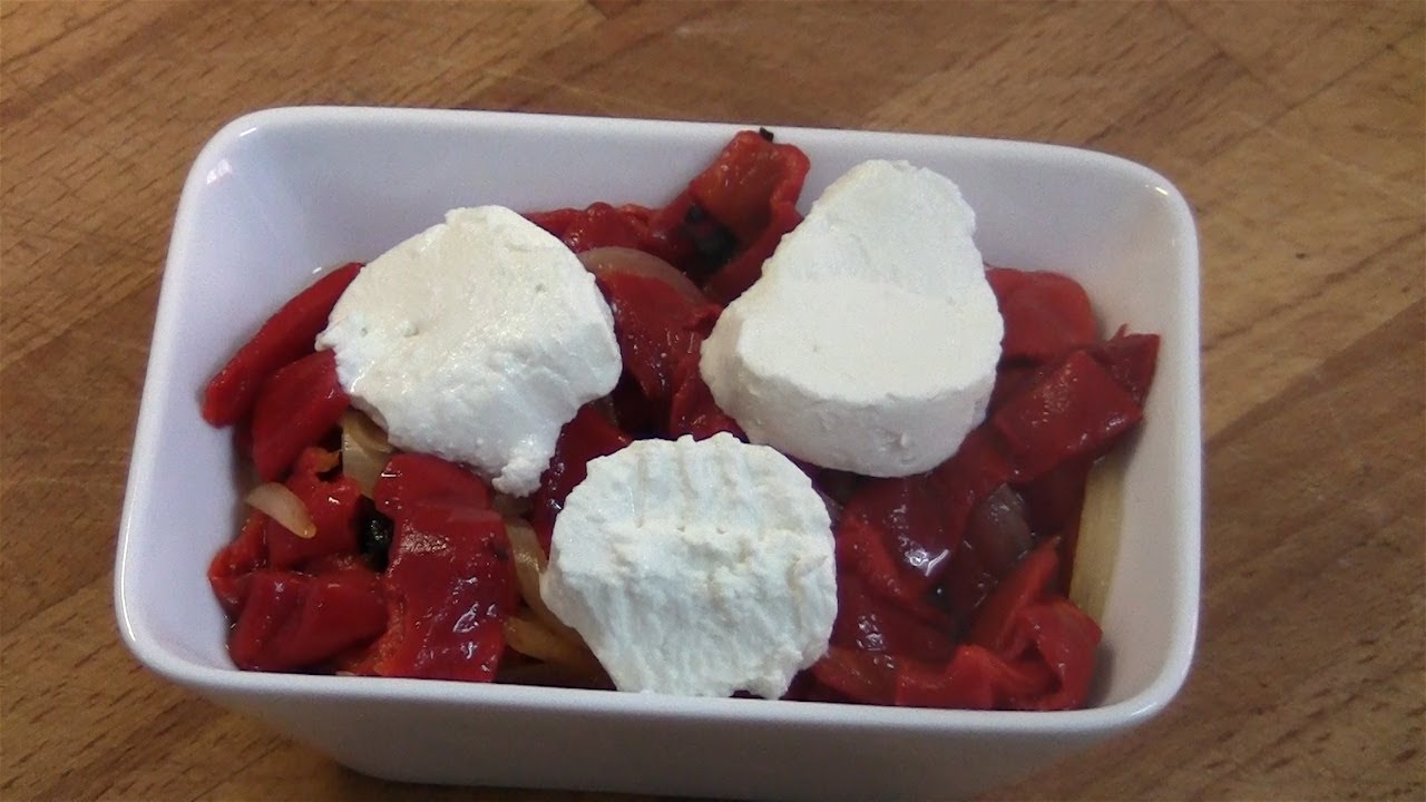 Receta de Ensalada de pimientos asados y cebolleta