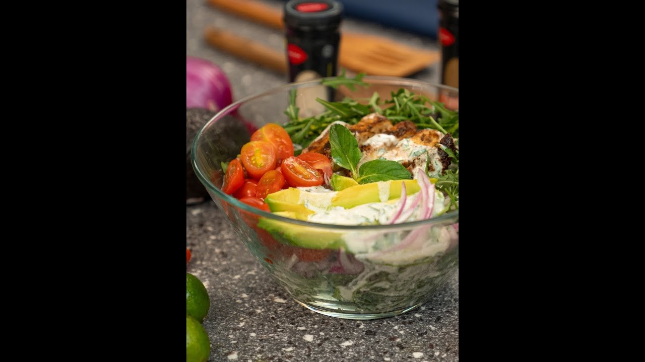 Receta de Ensalada de pollo cajún