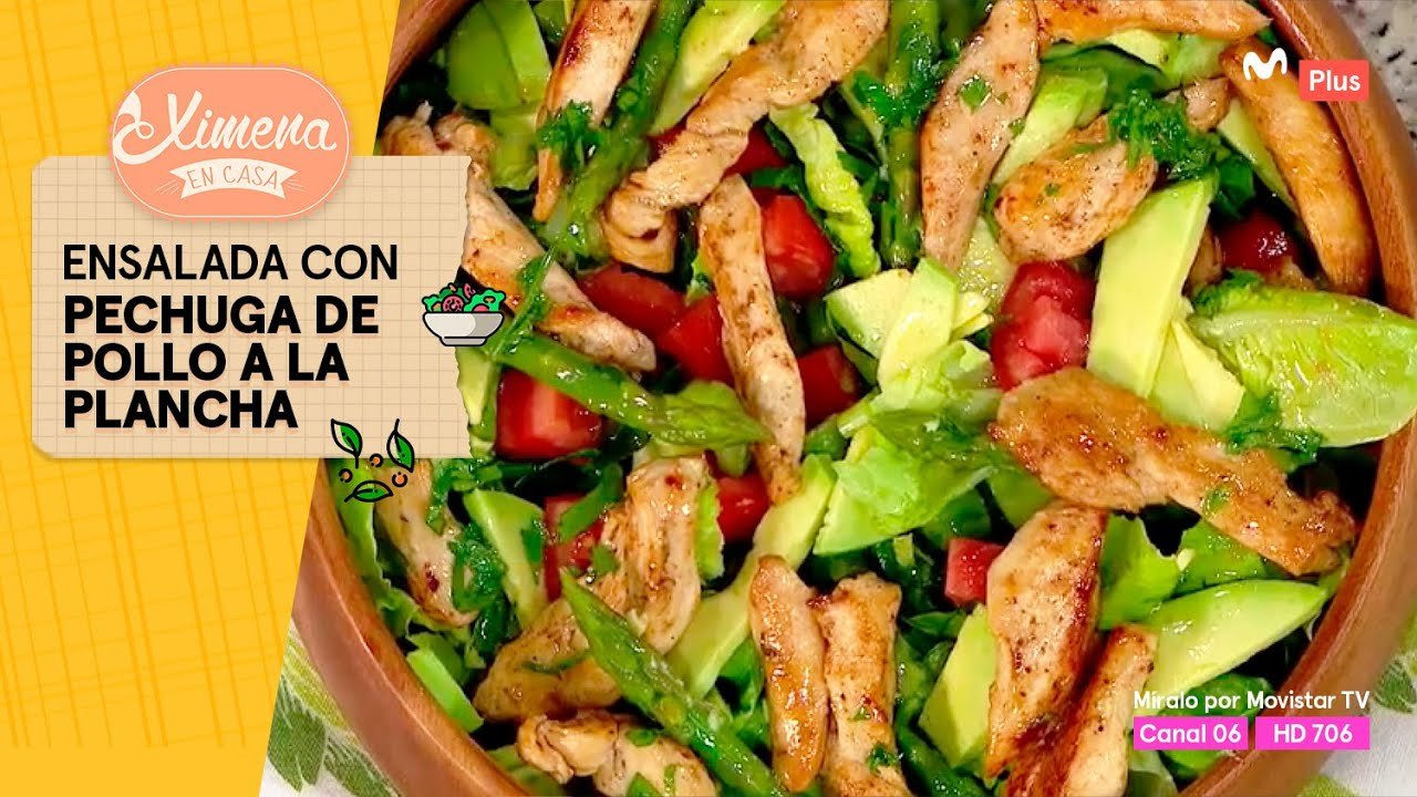 Receta de Ensalada de pollo light