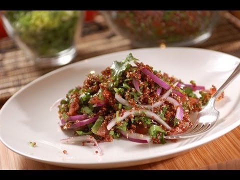 Receta de Ensalada de quinoa roja
