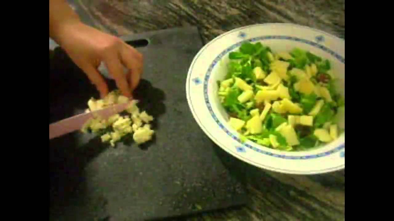 Receta de Ensalada de roquefort y manzana