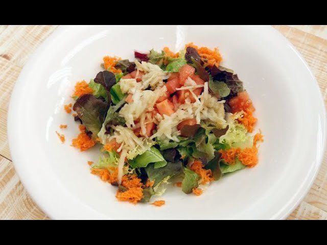 Receta de Ensalada de tomate y manzanas