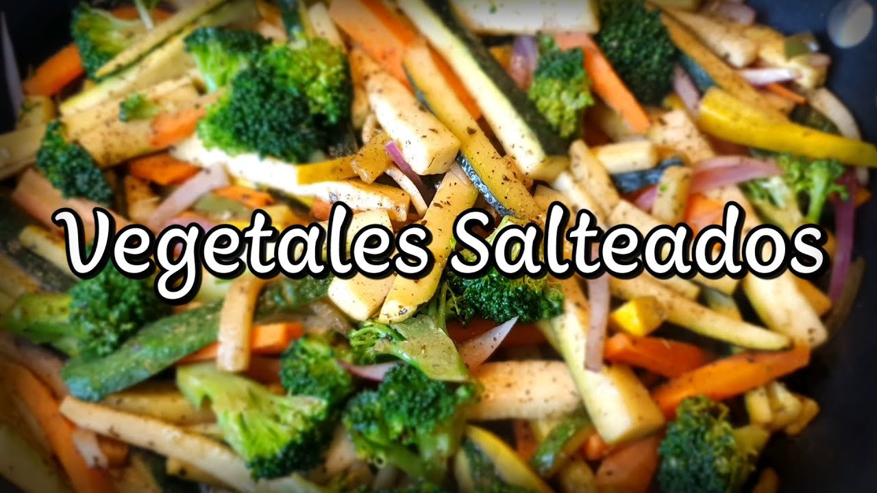 Receta de Ensalada de verduras salteadas