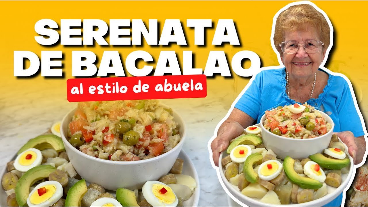 Receta de Ensalada de vianda y bacalao