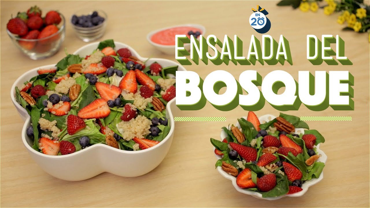 Receta de Ensalada del bosque
