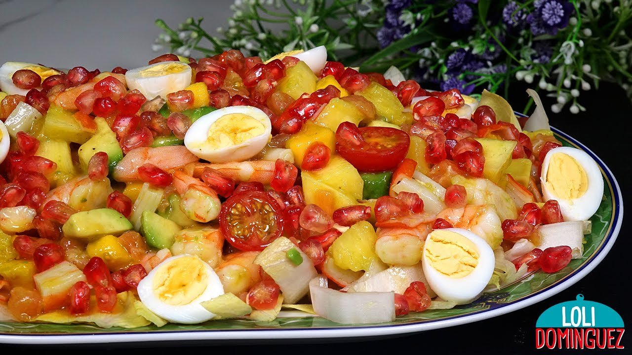 Receta de Ensalada navideña sencilla