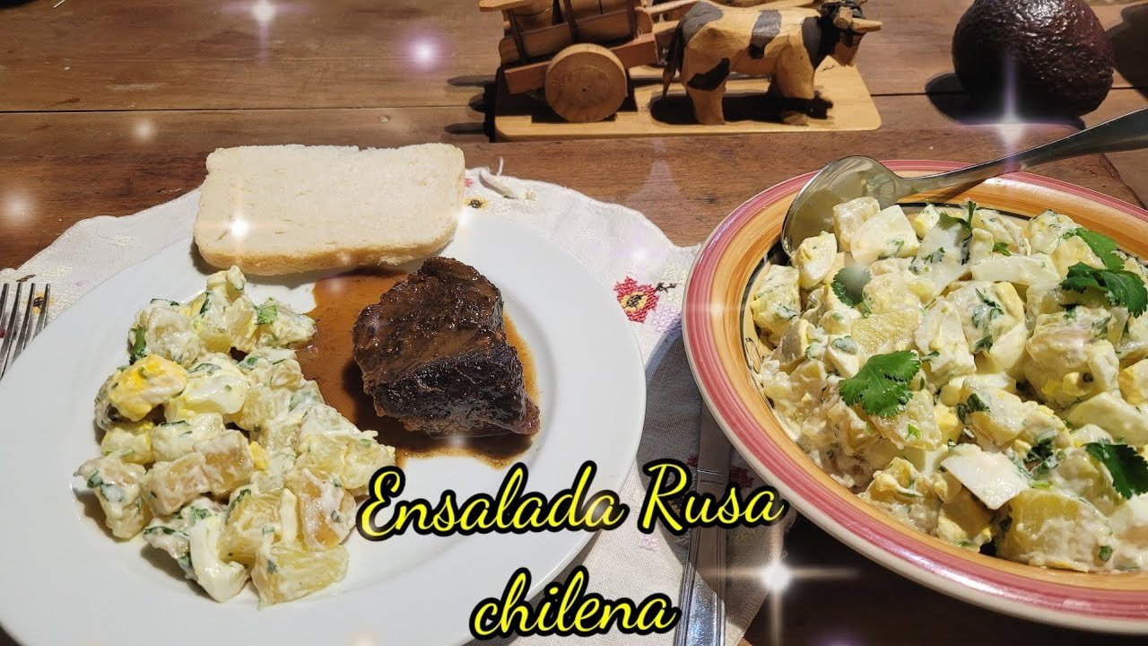 Receta de Ensalada rusa chilena