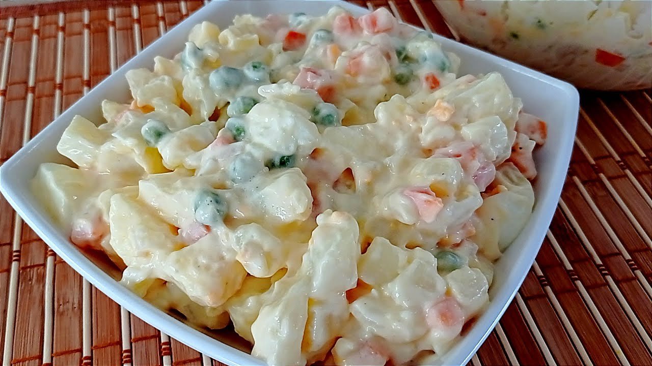 Receta de Ensalada rusa colombiana