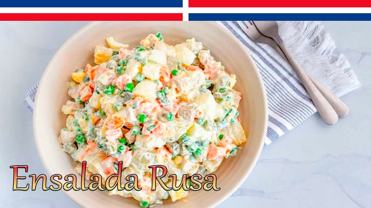 Receta de Ensalada rusa dominicana