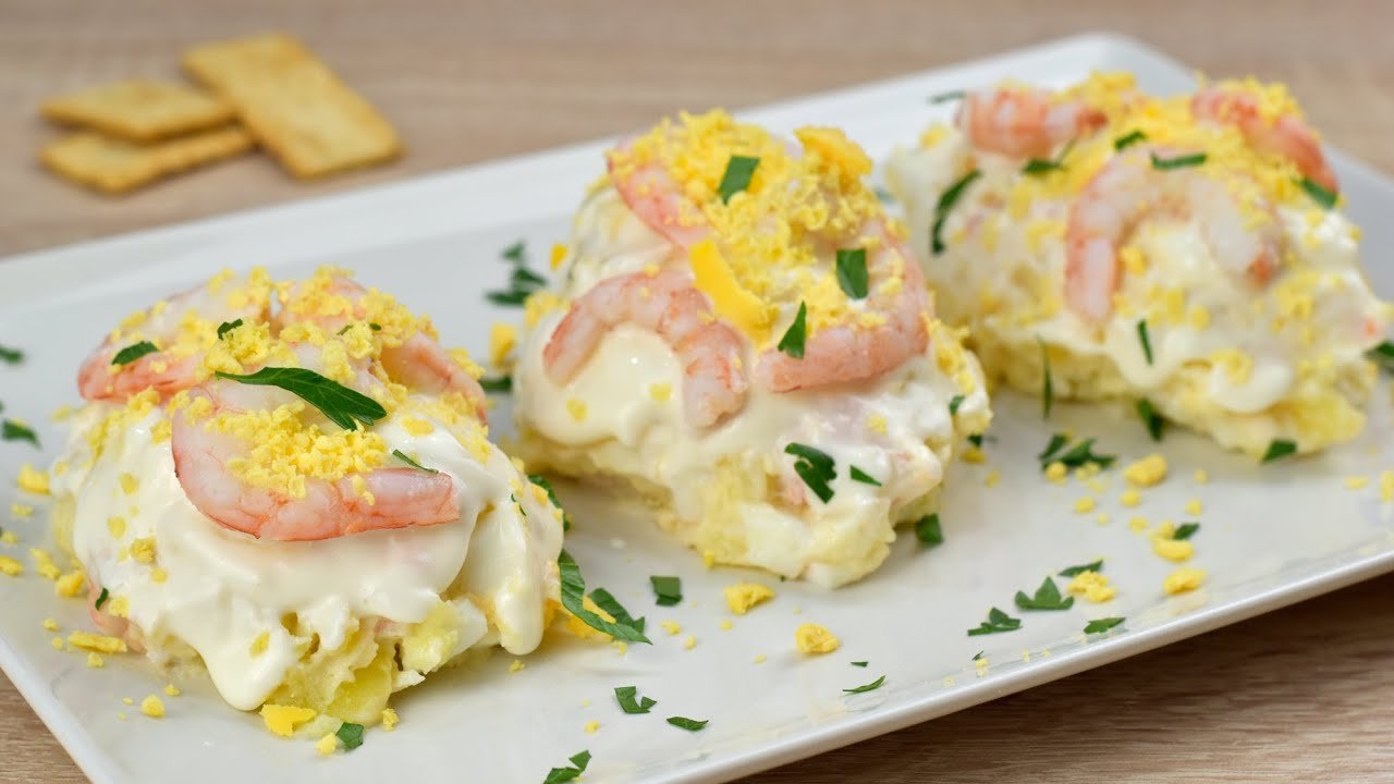 Receta de Ensaladilla de gambas