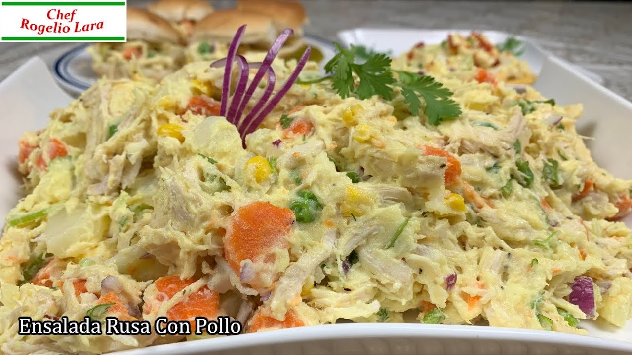 Receta de Ensaladilla rusa con pollo
