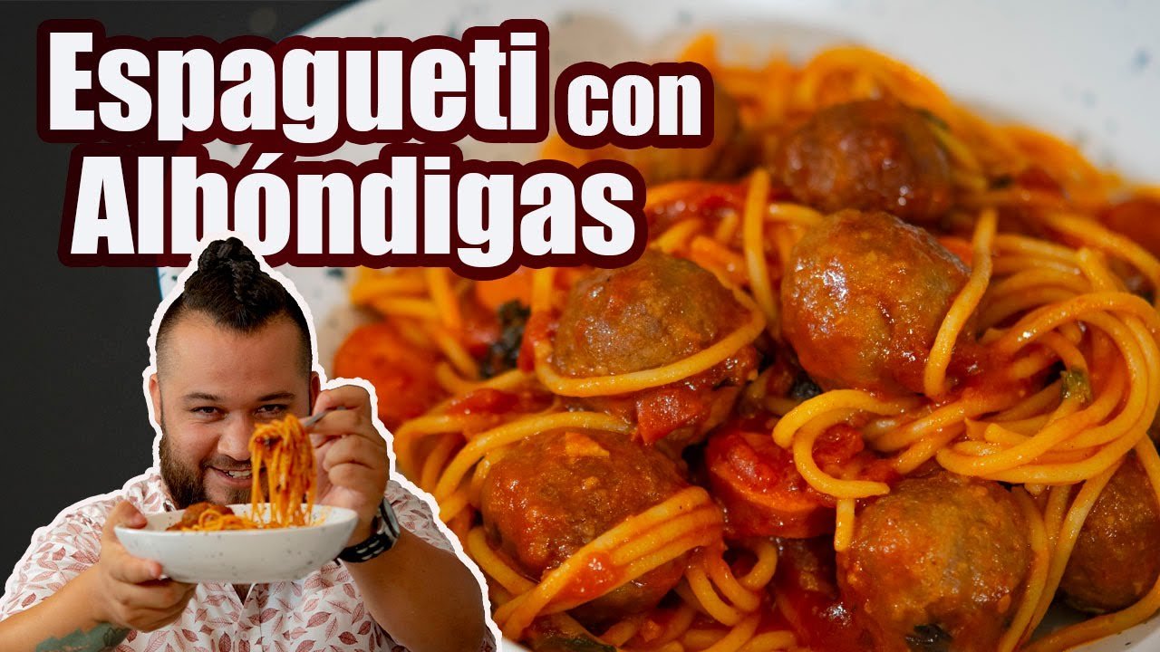 Receta de Espaguetis con albóndigas para niños