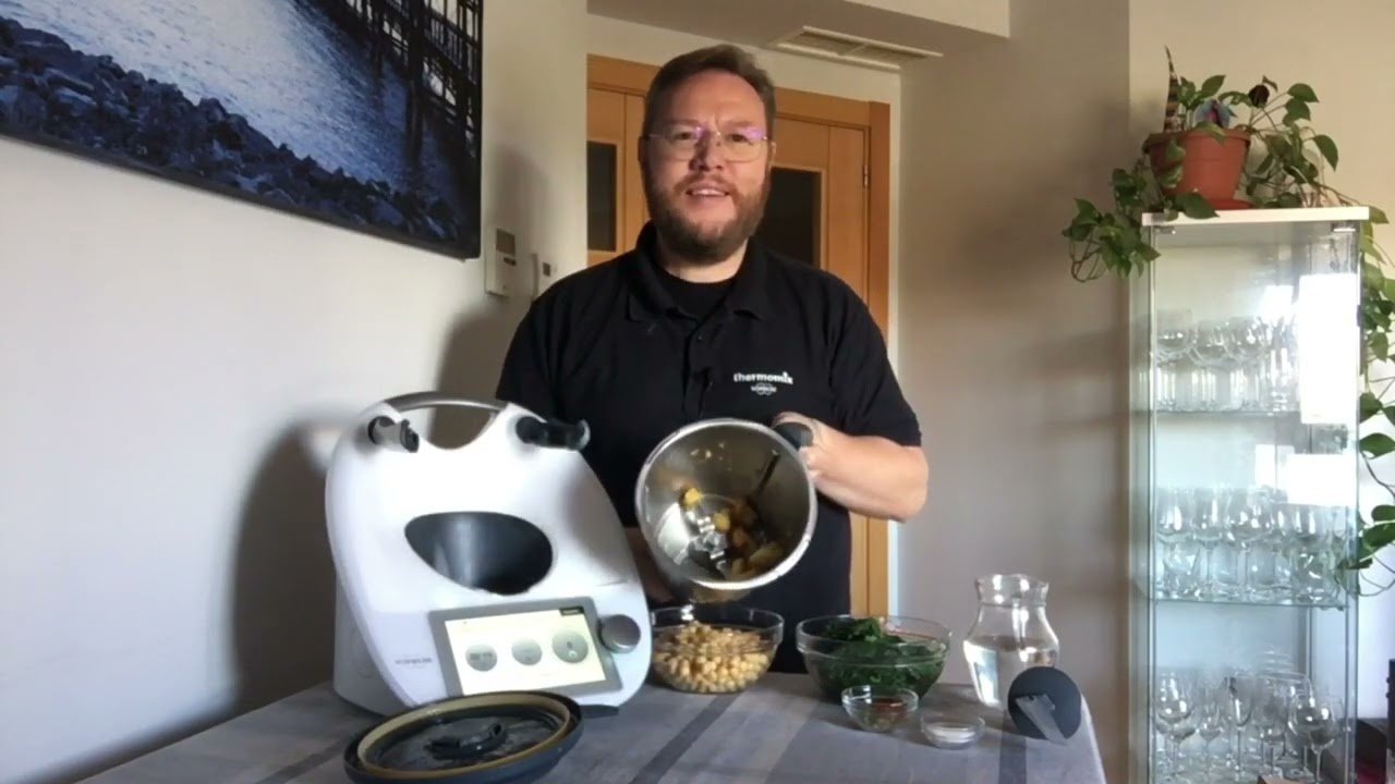 Receta de Espinacas con garbanzos en Thermomix