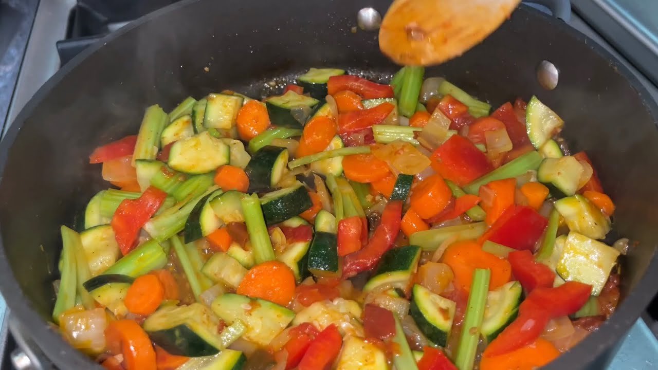 Receta de Estofado de verduras