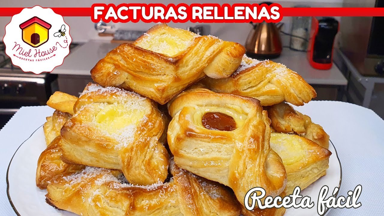 Receta de Facturas caseras esponjosas