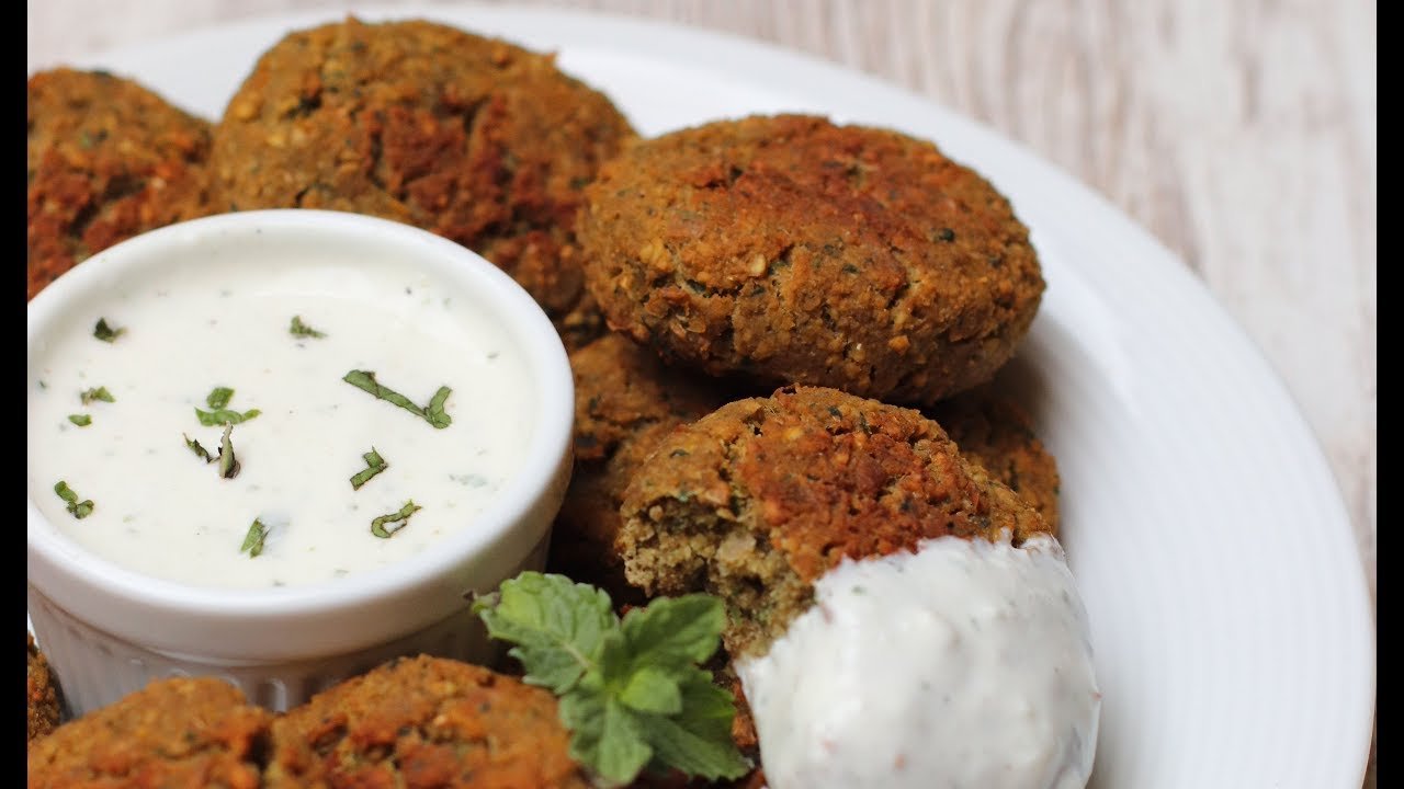 Receta de Falafel con salsa de yogur